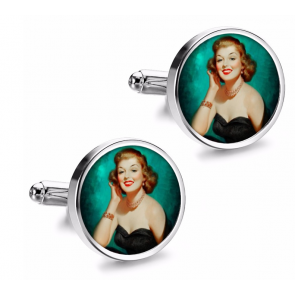 Gemelos de Camisa Magglass Pin Up Girls Nº15 16mm