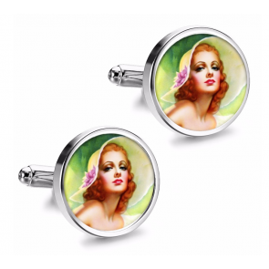 Gemelos de Camisa Magglass Pin Up Girls Nº17 16mm