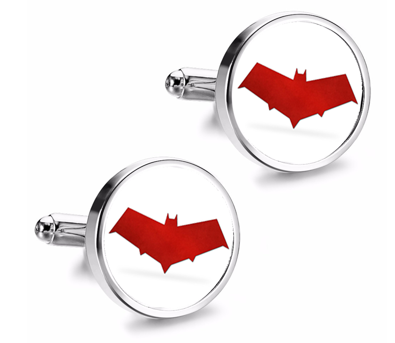 Gemelos de Camisa Magglass Red Hood Logo White