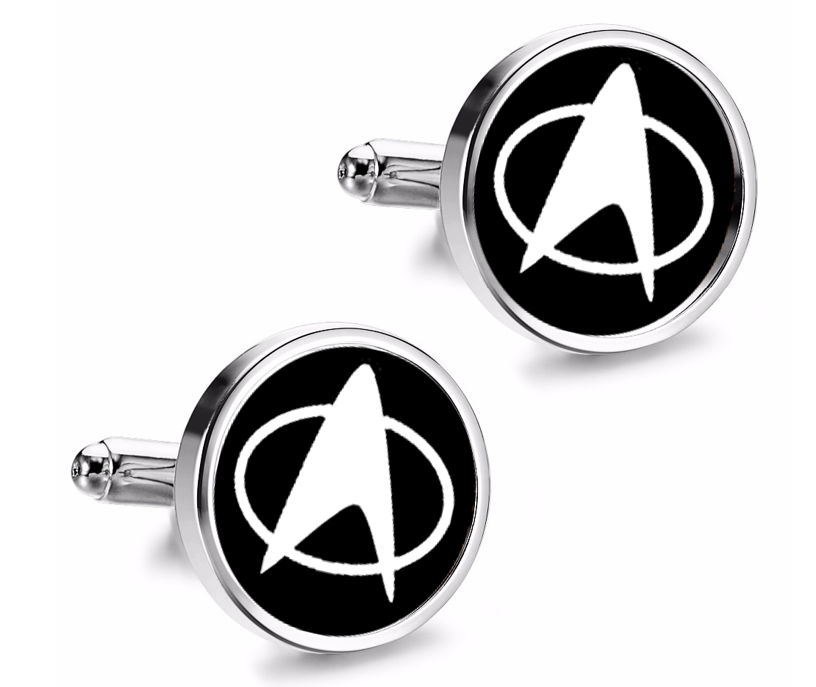 Gemelos de Camisa Magglass Star Trek Logo mod 4