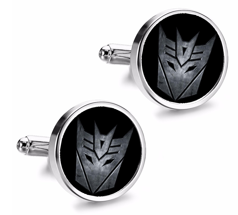 Gemelos de Camisa Magglass Transformers Logo Decepticons