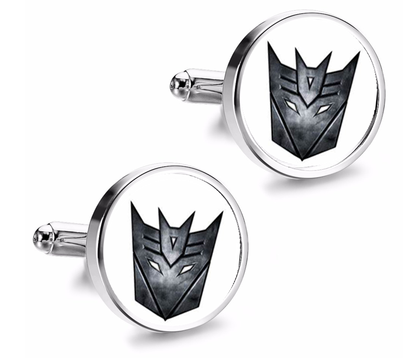 Gemelos de Camisa Magglass Transformers Logo Decepticons mod 2