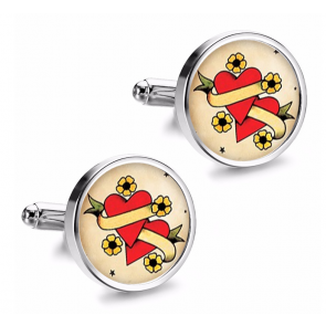 Gemelos de Camisa Magglass Vintage Tattoo Nº24 16mm