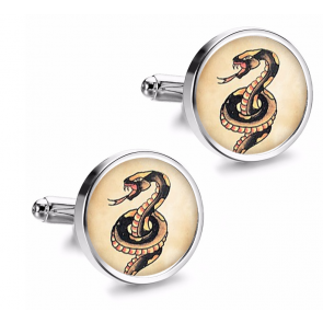 Gemelos de Camisa Magglass Vintage Tattoo Nº2 16mm