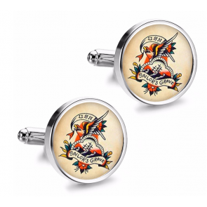 Gemelos de Camisa Magglass Vintage Tattoo Nº4 16mm