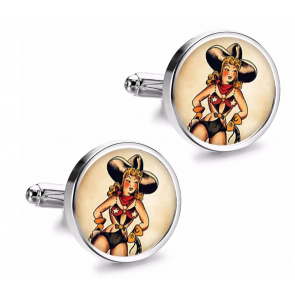 Gemelos de Camisa Magglass Vintage Tattoo Nº5 16mm