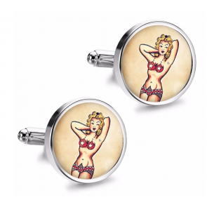 Gemelos de Camisa Magglass Vintage Tattoo Nº6 16mm