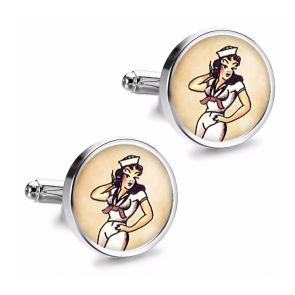 Gemelos de Camisa Magglass Vintage Tattoo Nº7 16mm
