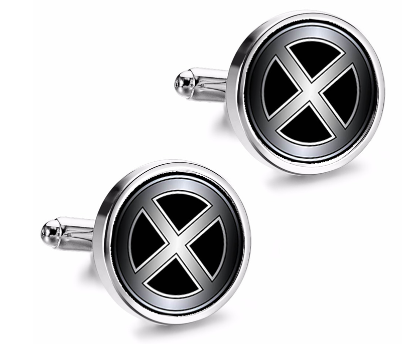 Gemelos de Camisa Magglass X-Men Logo