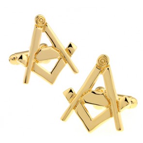 Gemelos de Camisa Masonic Gold Cropped