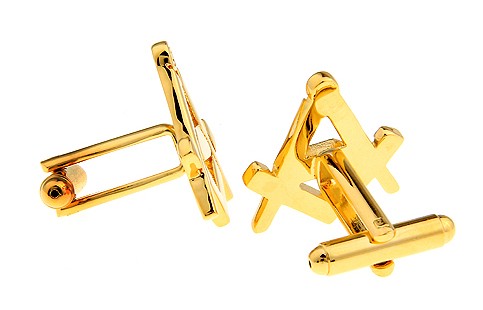 Gemelos de Camisa Masonic Gold Cropped