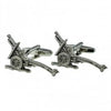Gemelos de Camisa Metralleta Militar 30x18mm
