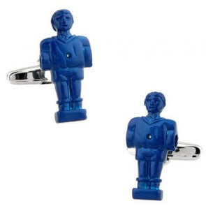 Gemelos de Camisa Muñeco Futbolin Azul