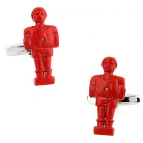 Gemelos de Camisa Muñeco Futbolin Rojo