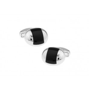 Gemelos de Camisa Opal Black 19x15mm