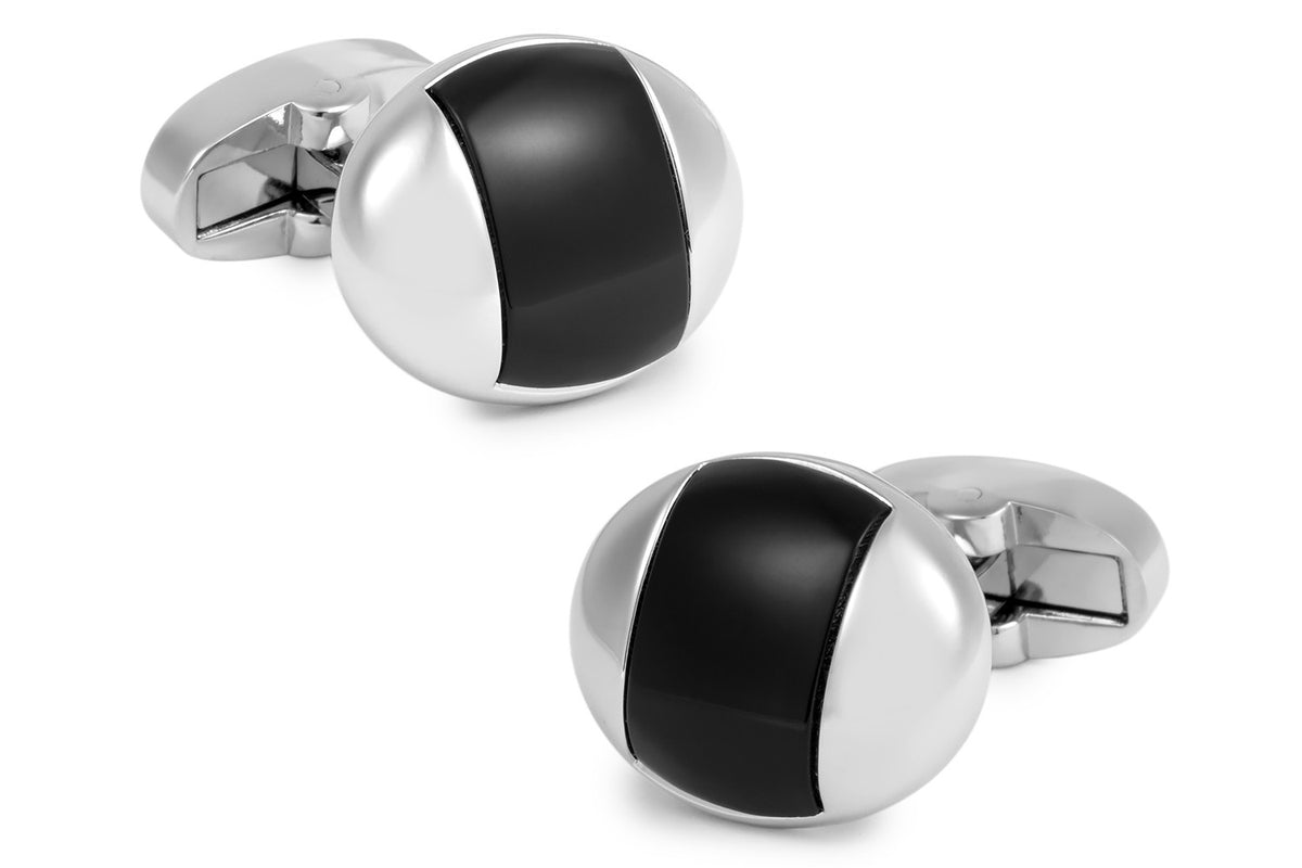 Gemelos de Camisa Opal Black 19x15mm