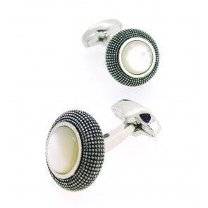 Gemelos de Camisa Rawjco Life Nacar and Steel