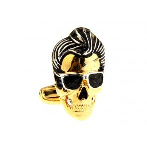 Gemelos de camisa Rock & Roll Skull