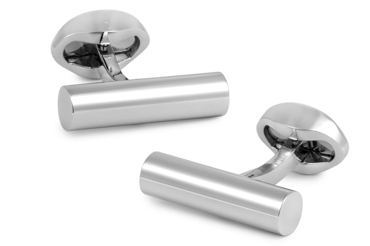 Gemelos de Camisa Tubular Plated 22x11mm