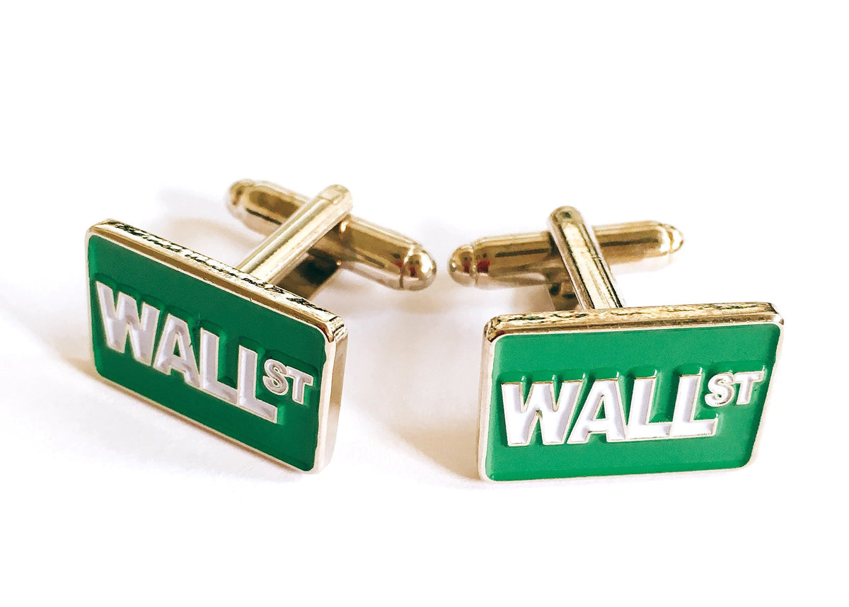 Gemelos de camisa Wall Street Calle