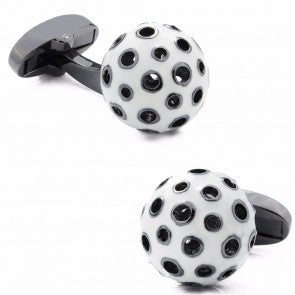 Gemelos de Camisa White Infinity Ball