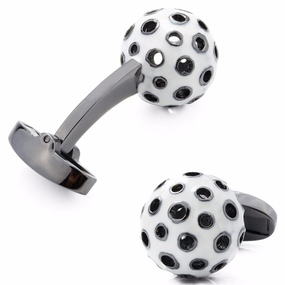 Gemelos de Camisa White Infinity Ball