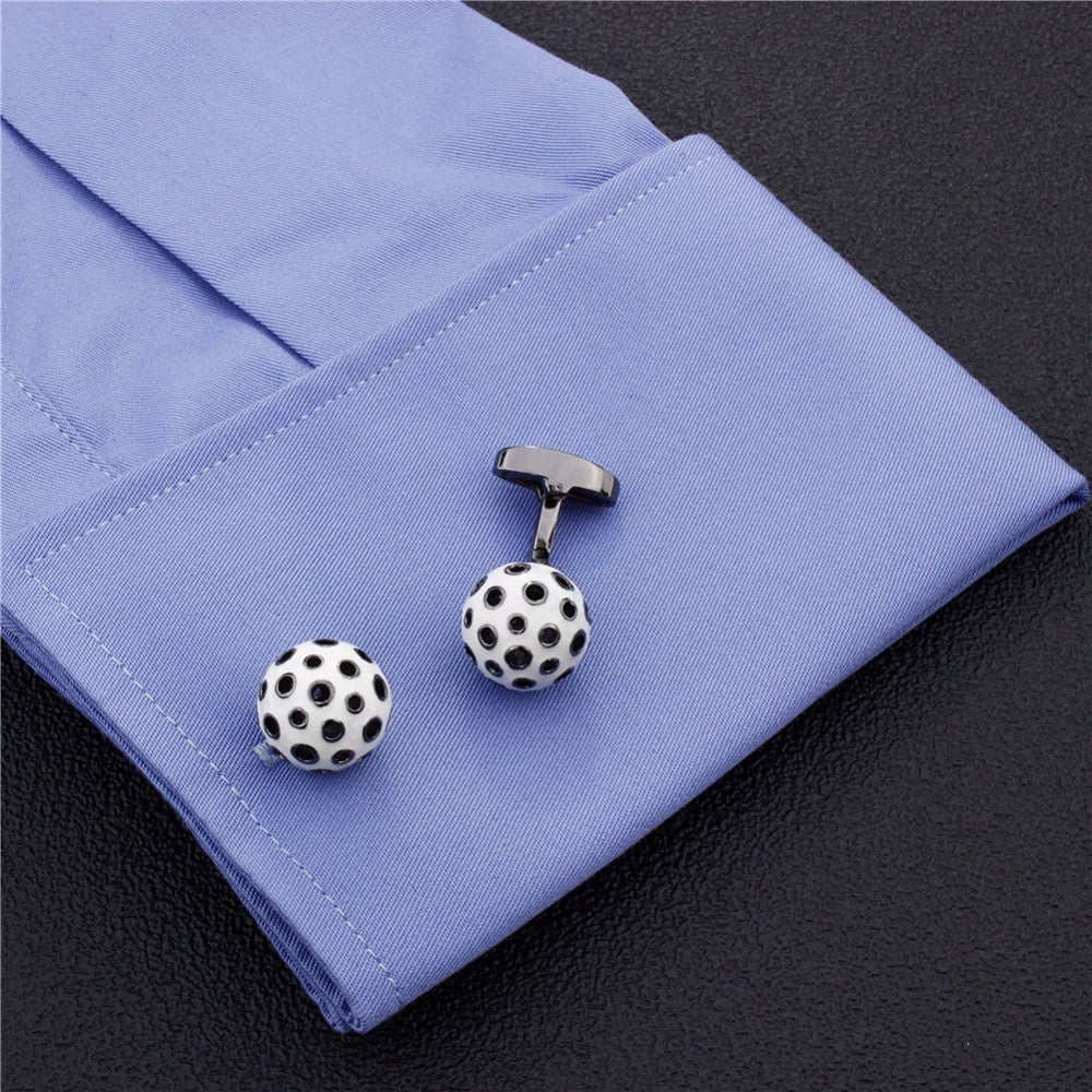Gemelos de Camisa White Infinity Ball