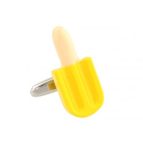 Gemelos Helado Polo de Limon Cherry Yellow Popsicle Cufflinks
