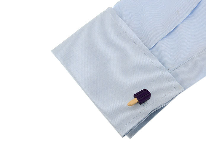 Gemelos Helado Polo de Mora Cherry Blueberry Popsicle Cufflinks