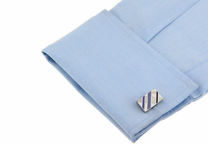 Gemelos Elegant Purple Stripes