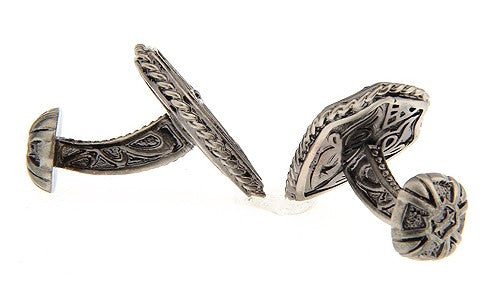 Gemelos Gothic Cross Shield