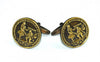 Gemelos de Camisa Moneda Blas de Lezo Cartagena 1741