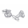 Gemelos para Boda Triskel Crystal Steel Plated Cufflinks