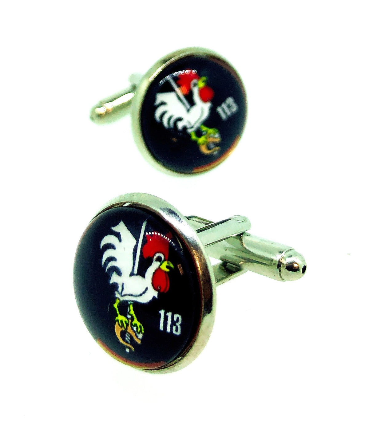 Gemelos para Camisa Ala 11 Escuadrón de Caza 113