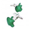 Gemelos para camisa Apple Verde