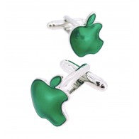 Gemelos para camisa Apple Verde