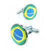 Gemelos para Camisa Bandera de Brasil