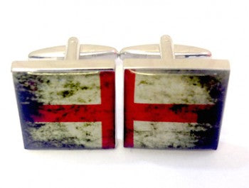 Gemelos Bandera England Distressed