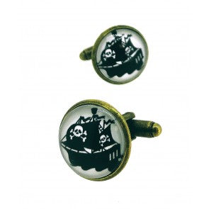 Gemelos para Camisa Barco Pirata
