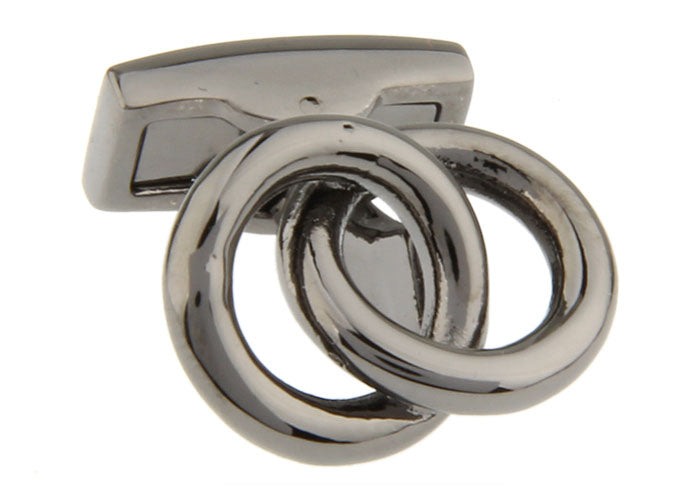 Gemelos para Camisa Black Interlaced Rings