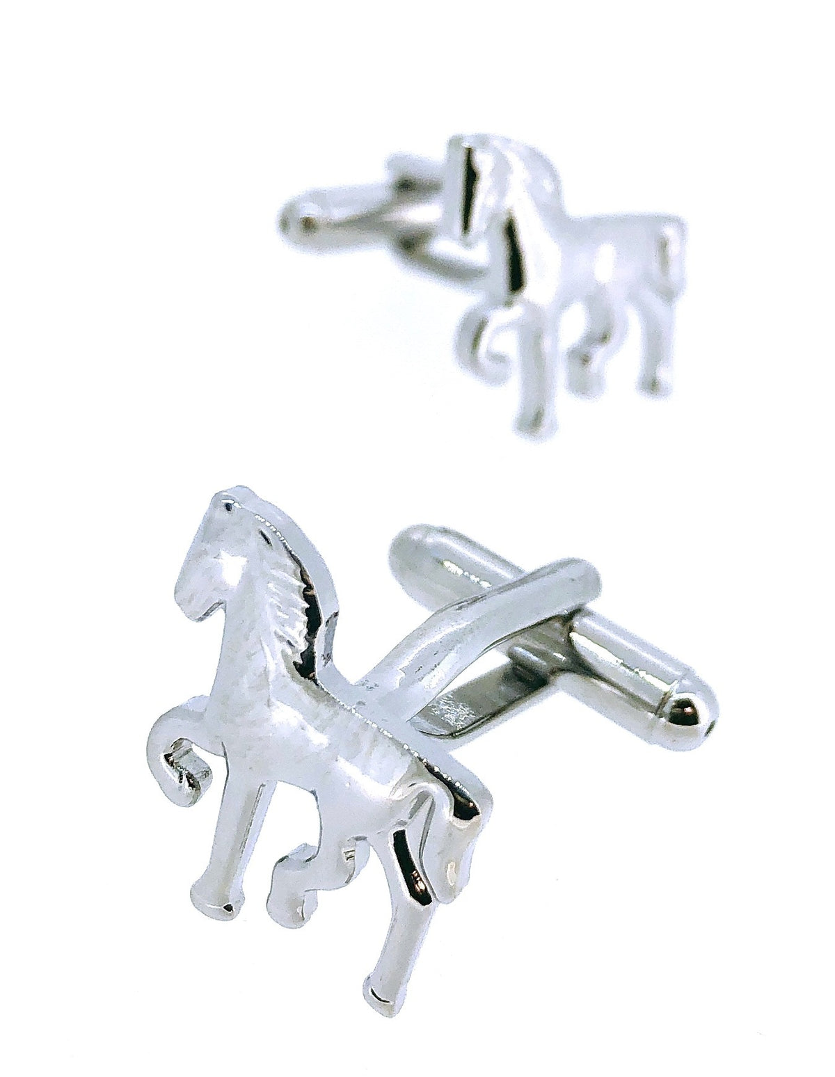 Gemelos para Camisa Caballo Plateado