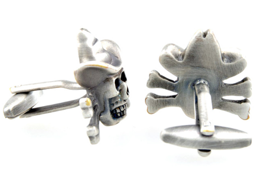 Gemelos para Camisa Calavera Cowboy