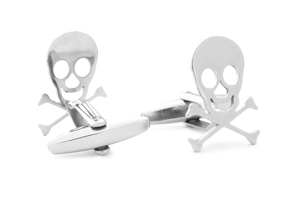 Gemelos para Camisa Calavera Inox 20 mm