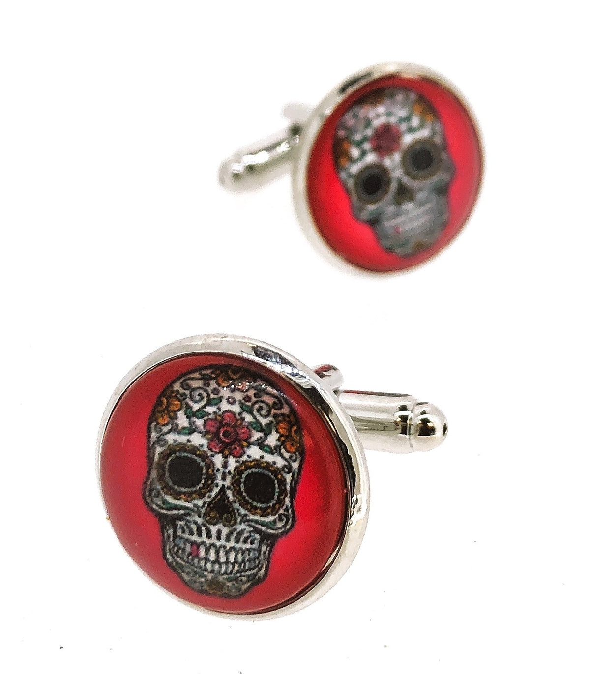 Gemelos para Camisa Calavera Tattoo Catrina Rosa