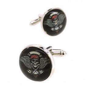 Gemelos para Camisa Calaveras Skull Wings