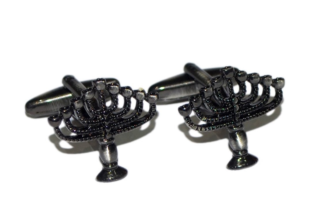 Gemelos para camisa Candelabro Hanukah Menorah