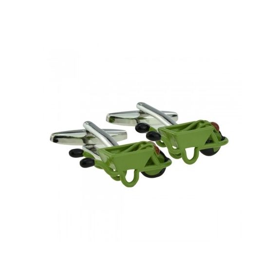 Gemelos de Camisa Carretilla 3D 25x7mm