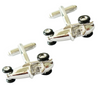 Gemelos para camisa Coche Bolido Deportivo Racing 3D Acero
