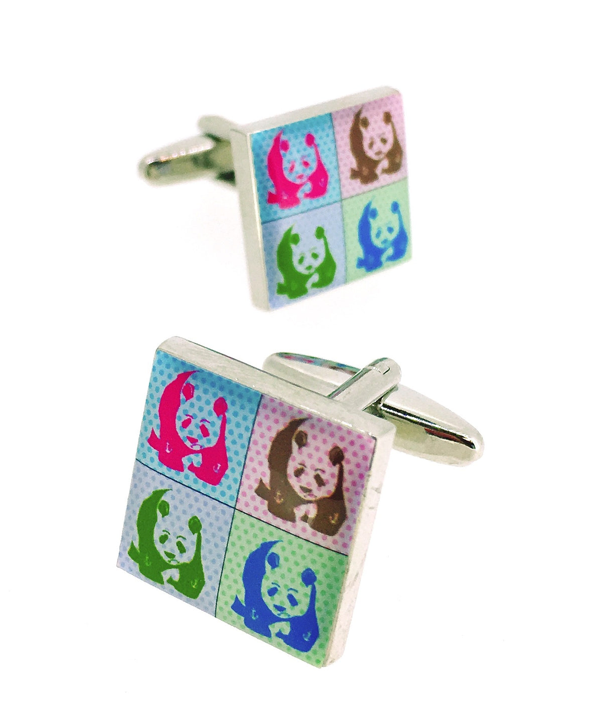 Gemelos para Camisa Collage de Osos Panda