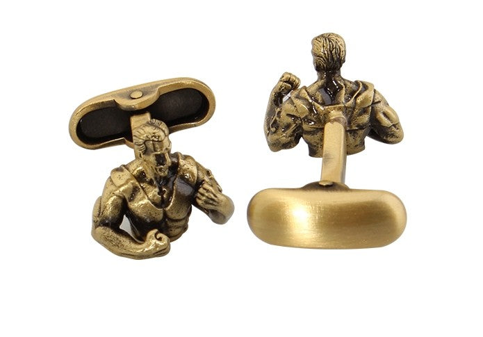 Gemelos para Camisa con Luchador 15x13mm